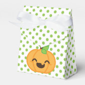 Kawaii Jack O Lantern Pumpkin Gift Box Bedankdoosjes (Voorkant Zijde)