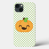 Kawaii Jack O Lantern Pumpkin iPad Case (Achterkant)