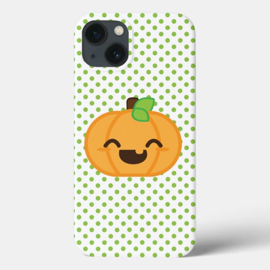 Kawaii Jack O Lantern Pumpkin iPad Case (Achterkant)