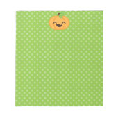 Kawaii Jack O Lantern Pumpkin-laptop Notitieblok (Voorkant)