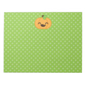Kawaii Jack O Lantern Pumpkin-laptop Notitieblok (Voorkant)