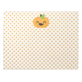 Kawaii Jack O Lantern Pumpkin-laptop Notitieblok (Voorkant)