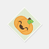 Kawaii Jack O Lantern Pumpkin Napkins Servet (Hoek)