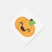 Kawaii Jack O Lantern Pumpkin Napkins Servetten (Hoek)