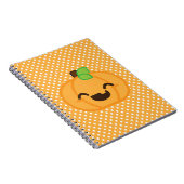 Kawaii Jack O Lantern Pumpkin Notitieboek (Rechterzijde)