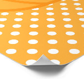 Kawaii Jack O Lantern Pumpkin Poster Print (Hoek)