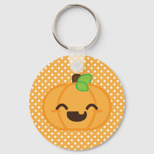 Kawaii Jack O Lantern Pumpkin Sleutelhanger