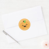 Kawaii Jack O Lantern Pumpkin Stickers (Envelop)