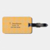 Kawaii Jack O Lantern Pumpkin Travel Bagagelabels (Achterkant horizontaal)