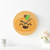 Kawaii Jack O Lantern Pumpkin Wall Clock Grote Klok (Huis)