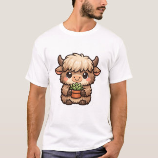 Kawaii Jak met Succulent T-shirt