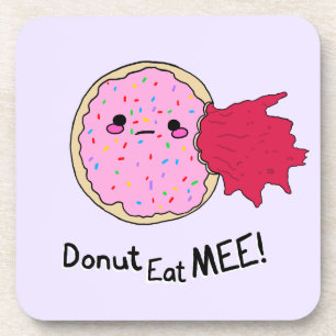 Kawaii Jam Donut Eet Me Bier Onderzetter