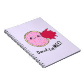 Kawaii Jam Donut Eet Me Notitieboek (Rechterzijde)