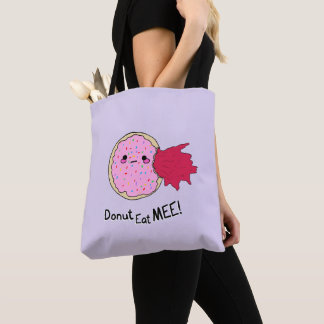 Kawaii Jam Donut eet me op Tote Bag