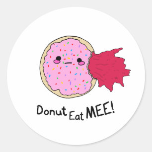 Kawaii Jam Donut Eet Me Ronde Sticker