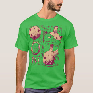 Kawaii Japan Boba Tea Guinea Pig Donut Cookie G T-shirt