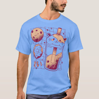 Kawaii Japan Boba Tea Guinea Pig Donut Cookie G T-shirt