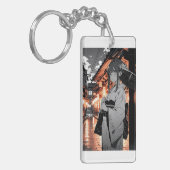 KAWAII Japanese Girl key ring Sleutelhanger (Voorkant Links)