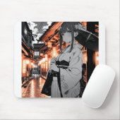 KAWAII Japanese Girl Mouse pad Muismat (Met muis)