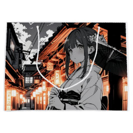 KAWAII Japanese Girl Paper bag Groot Cadeauzakje