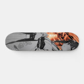 KAWAII Japanese Girl Skateboarding Persoonlijk Skateboard (Horizontaal)