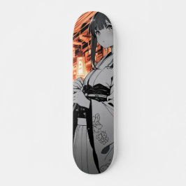 KAWAII Japanese Girl Skateboarding Persoonlijk Skateboard