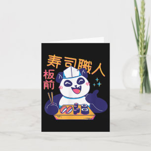 Kawaii Japanese Sushi Quote Good Chef Food Beer Ha Kaart
