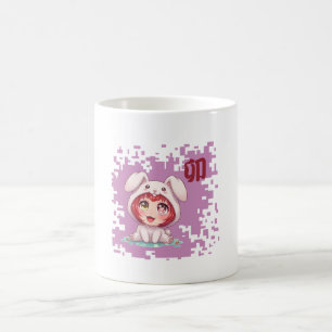 Kawaii Japanese Zodiac konijn – Jaar van het konij Koffiemok