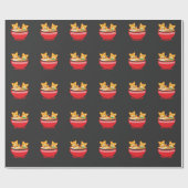 Kawaii Japans Anime Corgi Dog Funny Ramen Gift Cadeaupapier (Vlak)