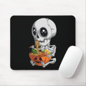 Kawaii Japans Anime Skeleton Halloween Ramen Foo Muismat (Met muis)