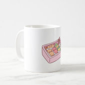 Kawaii Japans Bento Box Sushi Koffiemok (Voorkant links)