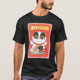 Kawaii Japans Kat Sushi Roll Neko Power T-shirt