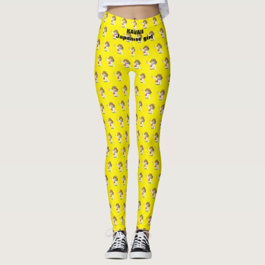 KAWAII Japans meisje Leggings (Voorkant)