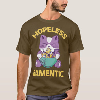 Kawaii Japans noedels ramen noodle Pun Hopeless T-shirt