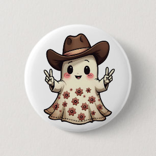 Kawaii Japans Pastel Cowboy Geest Halloween Ronde Button 5,7 Cm