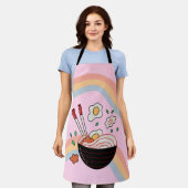 Kawaii Japans Ramen Apron Schort (Gedragen)
