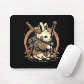 Kawaii Japans Stijl Samurai Bunny Anime Muismat (Met muis)