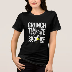 Kawaii Japans voetbal kat T-shirt voor vrouwen
