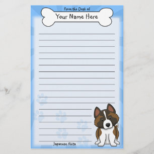 Kawaii Japanse Akita Stationery Briefpapier