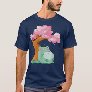 Kawaii Japanse Cherry Blossom Tree Sakura Cute Fr T-shirt