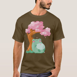 Kawaii Japanse Cherry Blossom Tree Sakura Cute Fr T-shirt
