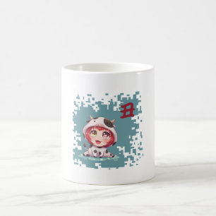 Kawaii Japanse Dierriem cow- Jaar van de Koe Koffiemok