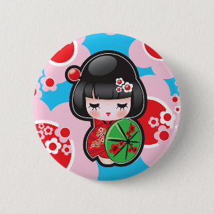 Kawaii Japanse dolle Button
