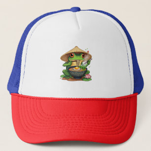 Kawaii Japanse esthetische kikker noedels Trucker Pet