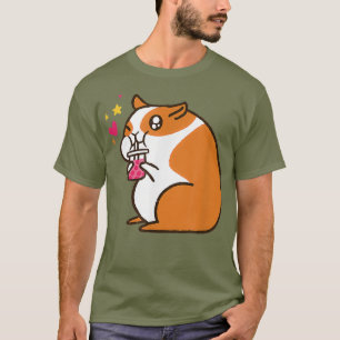 Kawaii Japanse Hamster Bubble Tea T-shirt