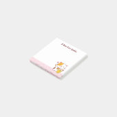 Kawaii Japanse Maneki Neko Gelukskat Post-it® Notes (Schuin)