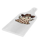 Kawaii Japanse Pastel Cowboy Ghost Halloween Snijplank (Hoek)