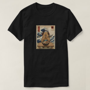 kawaii Japanse ramen Capybara retro gamen T-shirt
