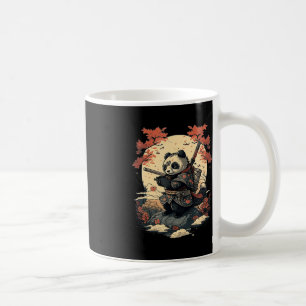 Kawaii Japanse stijl Samurai Anime Panda Koffiemok