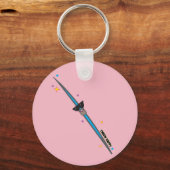 Kawaii Javelin Thrower Sleutelhanger Gift (Voorkant)